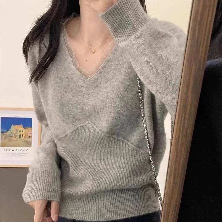 显瘦针织打底衫毛衣内搭上衣时尚