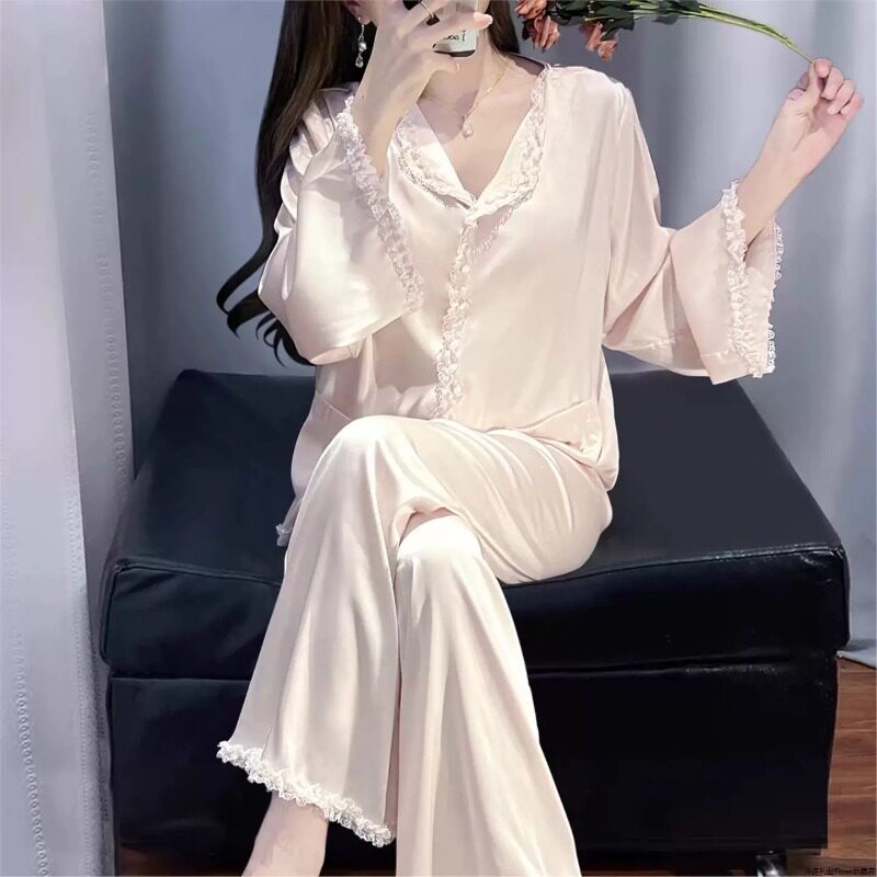 新品推荐MAISON高端轻奢真丝睡衣