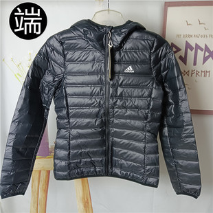 冬季 女子保暖轻薄休闲运动连帽羽绒服 阿迪达斯 Adidas BQ1968