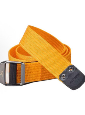 Arcterx始祖鸟 徽标logo 平滑扣 腰带X000005521 黄色3.8cm