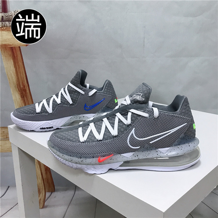 nike/耐克 男lbj17詹姆斯17代黑红低帮篮球鞋 cd5006-100-101-004