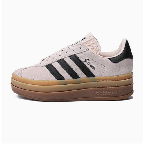Adidas阿迪达斯Gazelle Bold女子低帮厚底复古休闲运动鞋IE0429