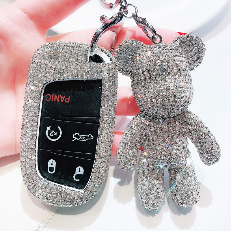 新款镶钻jeep吉普指南者钥匙套