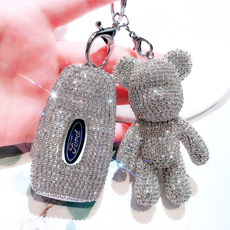 翼虎福克斯新嘉年华折叠钥匙套女