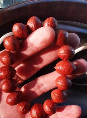 精选高品质长寿凤眼菩提子水滴形扁嘴轮稀有高密高油秒沉铁子佛珠