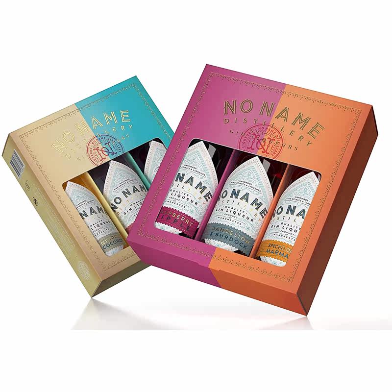 英国 mini gin liqueurs gift set 水果利口酒金酒鸡尾酒礼品套装