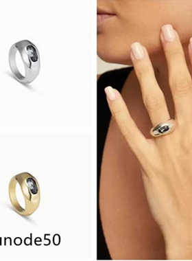 西班牙NOde50水晶流光浮光戒指法式复古精致ins欧美跨境电商饰品