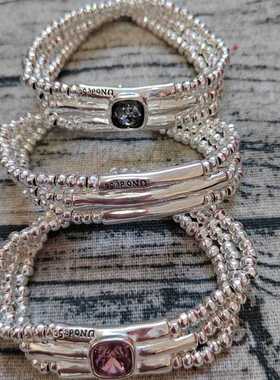 情侣款灰色跨境电商饰品水晶ins