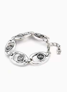 西班牙UNOde50大圈水晶手链ins风欧美跨境电商饰品礼物潮一件代发