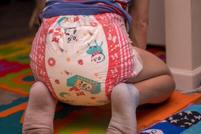 尿不湿纸尿裤大朵ABDL