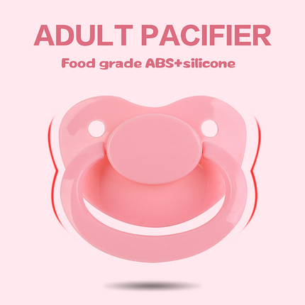 Large Abdl Adult Baby Pacifier Silicone for Older Children, Extra Large Wide Diameter Teething Tool