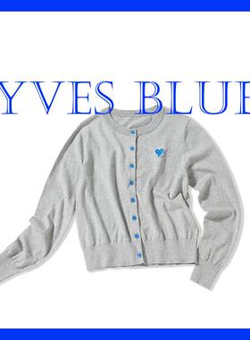 YVES BLUE正版原创针织开衫春季2026新品