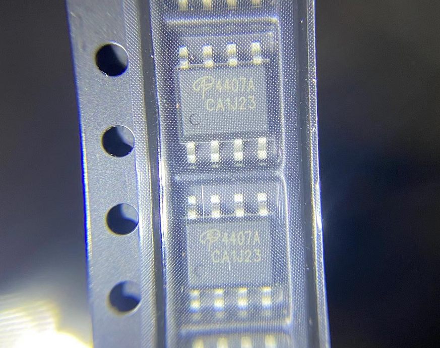 原装正品 ao4407a 丝印4407a 封装sop-8 p沟道30v 12a mos场效应