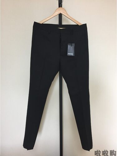 男黑色Dsquared2Hockney弹力羊毛