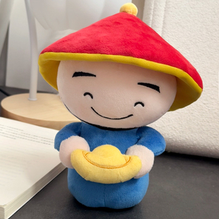 新品潮玩内侍声控音效奴才给您请安啦语音包毛绒玩具搞笑摆件解压