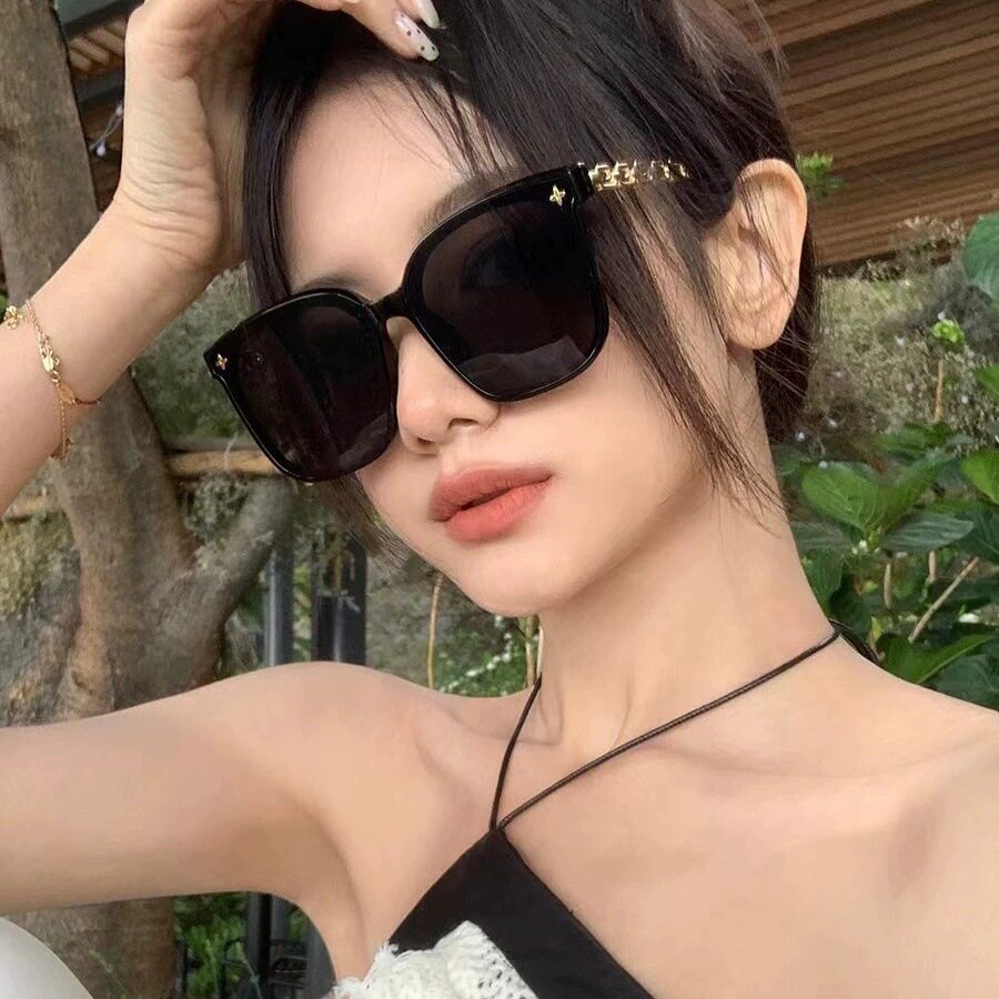 高级感网红链条太阳镜