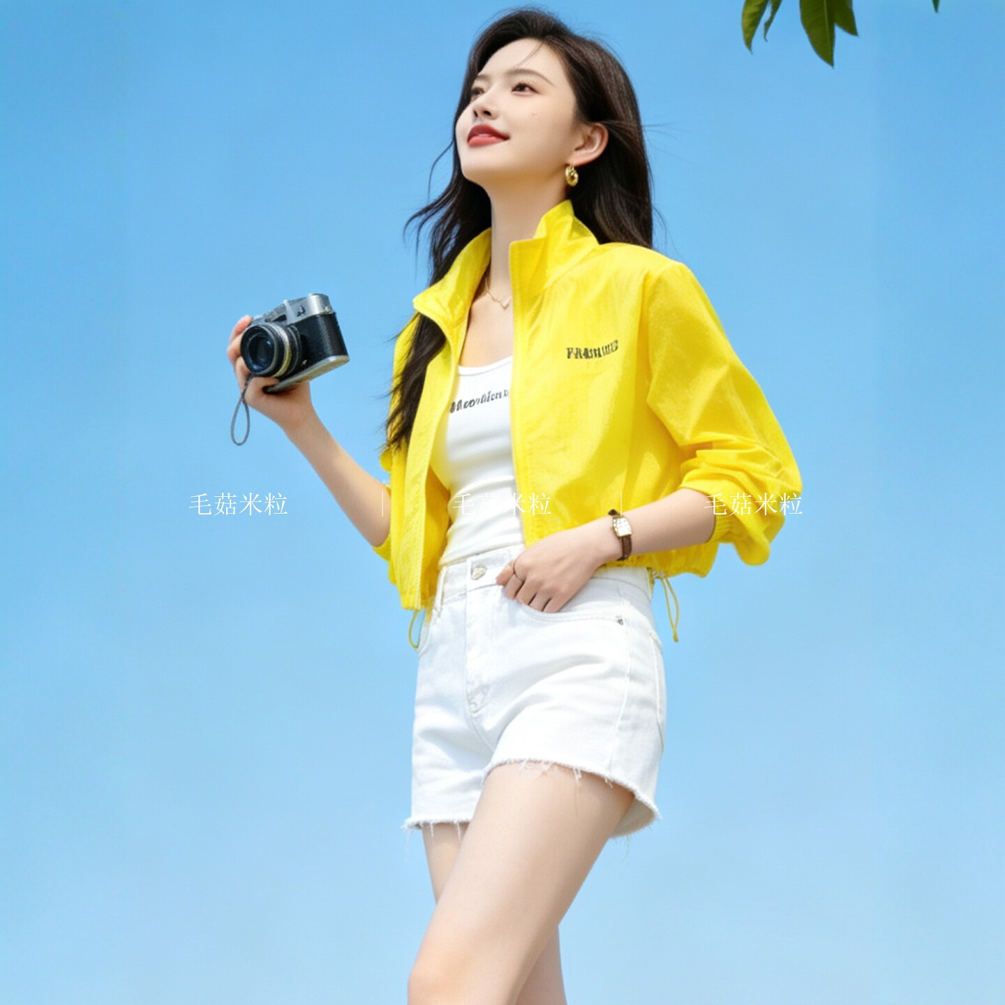 小个子女士夏季防晒服外套图片