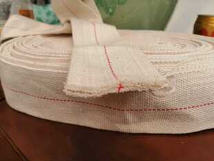 自产宽6厘米全棉油灯煮茶炉空气炉灯芯吸油性好的液体油油芯厚2mm