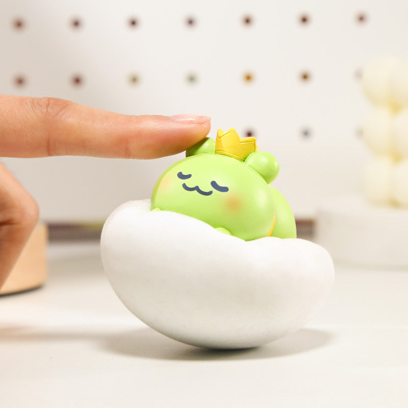 云朵摇摇乐桌面摆件可爱解压公仔