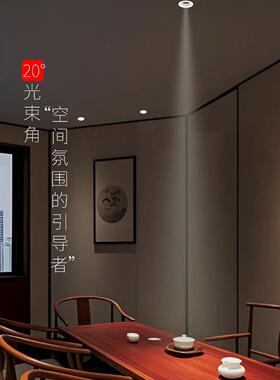 一束光射灯光束角3°6°10°20°无主氛围灯餐桌茶室博物馆氛围灯