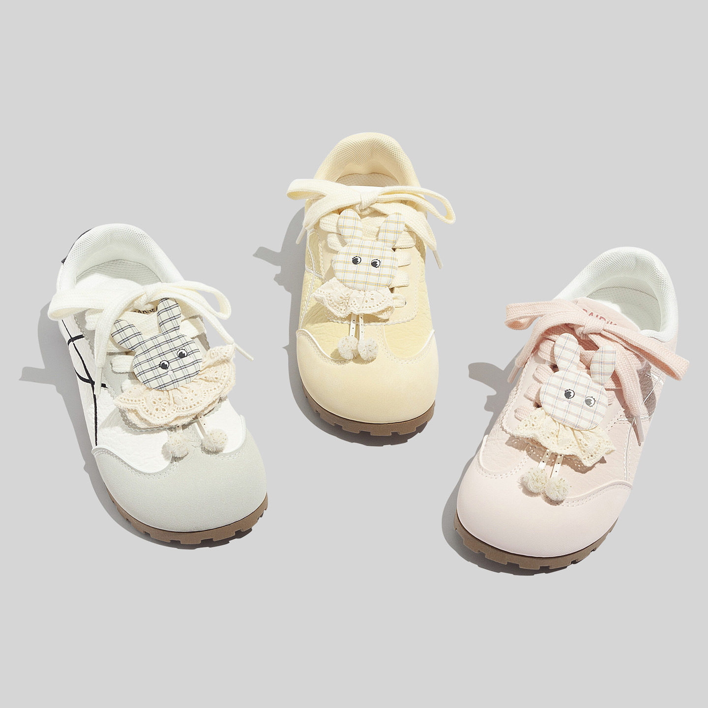 时尚百搭休闲德训鞋女款2026春季新款学生可爱小众设计感平底板鞋,女鞋,时尚休闲鞋,淘宝优惠券,粉丝福利购,淘宝优惠卷