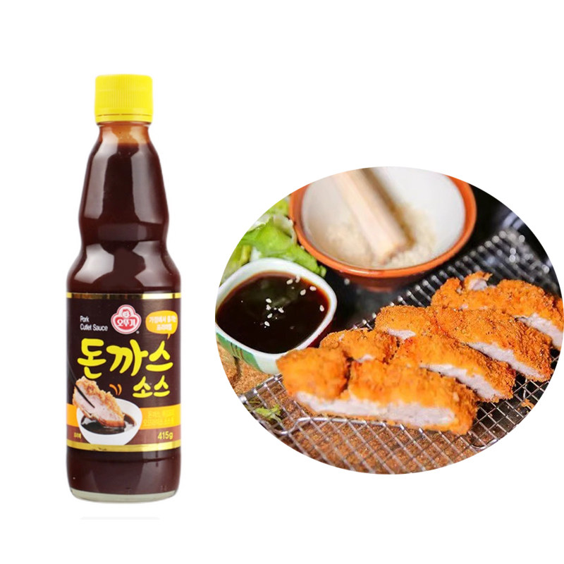 不倒翁韩国炸猪排盖饭汁蘸酱料图片