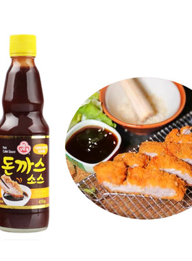 不倒翁韩国炸猪排盖饭汁蘸酱料