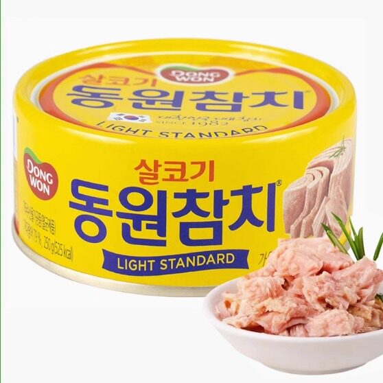 韩国进口金枪鱼罐头原味250克东远tuna沙拉日本寿司用870