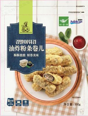 韩国进口油炸粉条紫菜卷儿