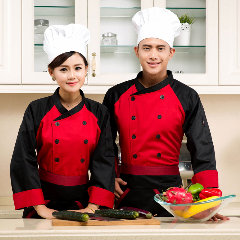 Uniforme de cuisinier en polyester - Ref 1910880 Image 4