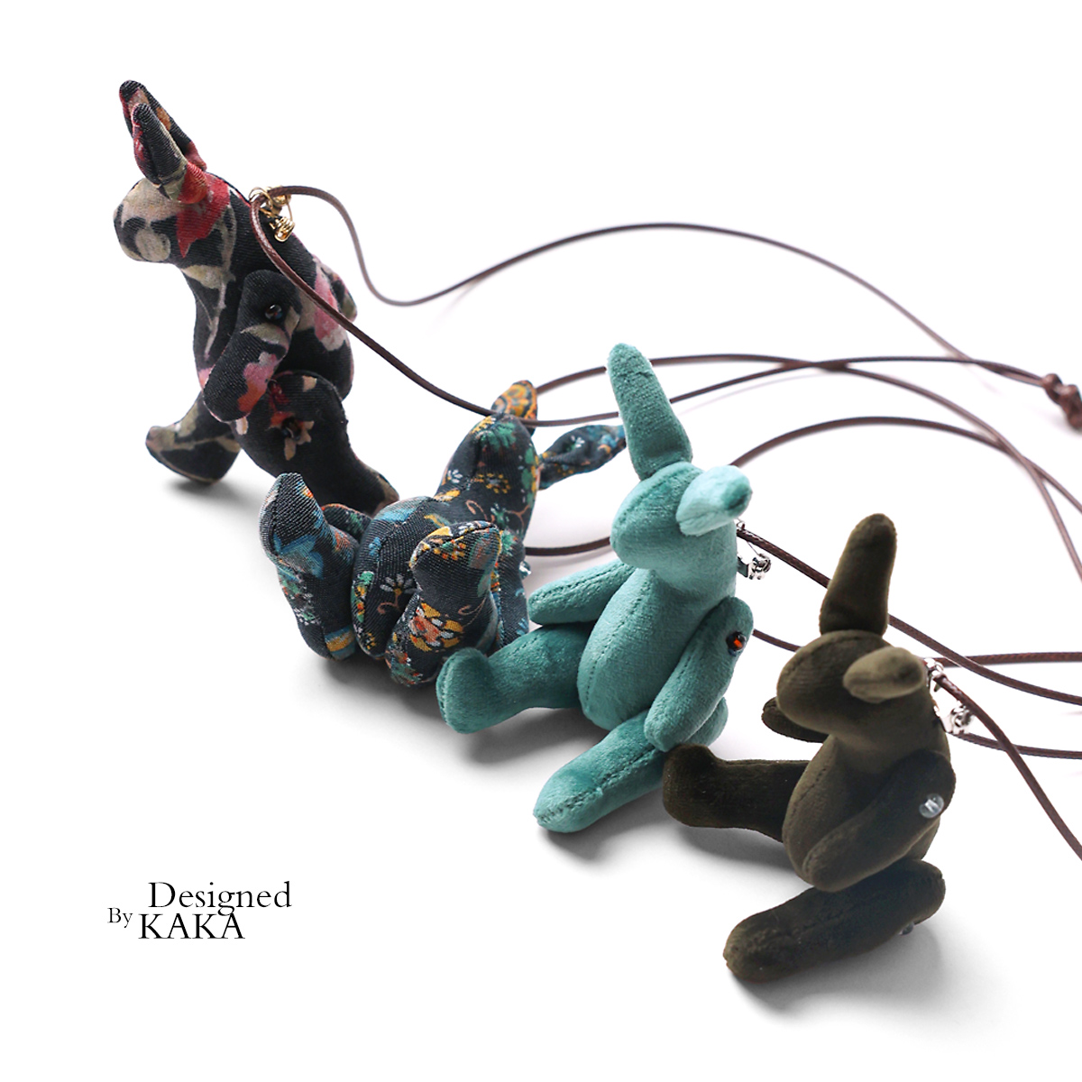 毛绒小袋鼠玩偶挂件装饰