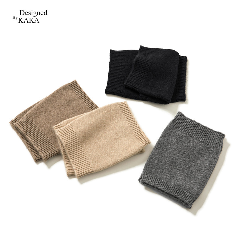 KAKA精特惠 意大利家居设计师奢靡尼泊尔山羊绒保暖男女中性护膝