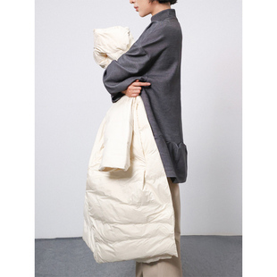 领精英通勤长款 高定轻质保暖白鹅绒社交西装 羽绒服 伦敦秀款 KAKA