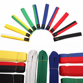 武道龙跆拳道服腰带儿童成人彩色带晋级带跆拳道比赛专用腰带厂价