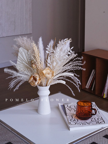 干花摆件永生花诧寂法式橱窗装饰