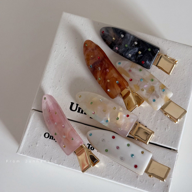 彩钻醋酸贴片无痕边夹气质轻奢优雅百搭发夹侧边夹刘海发饰女,饰品/流行首饰/时尚饰品新,发饰,淘宝优惠券,粉丝福利购,淘宝优惠卷