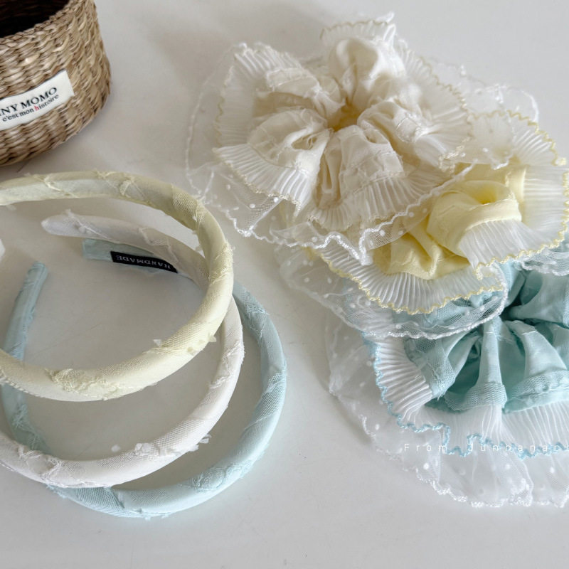 清新圆点蕾丝花边大肠发圈女小清新发绳发箍橡皮筋头绳头箍压发卡,饰品/流行首饰/时尚饰品新,发饰,淘宝优惠券,粉丝福利购,淘宝优惠卷