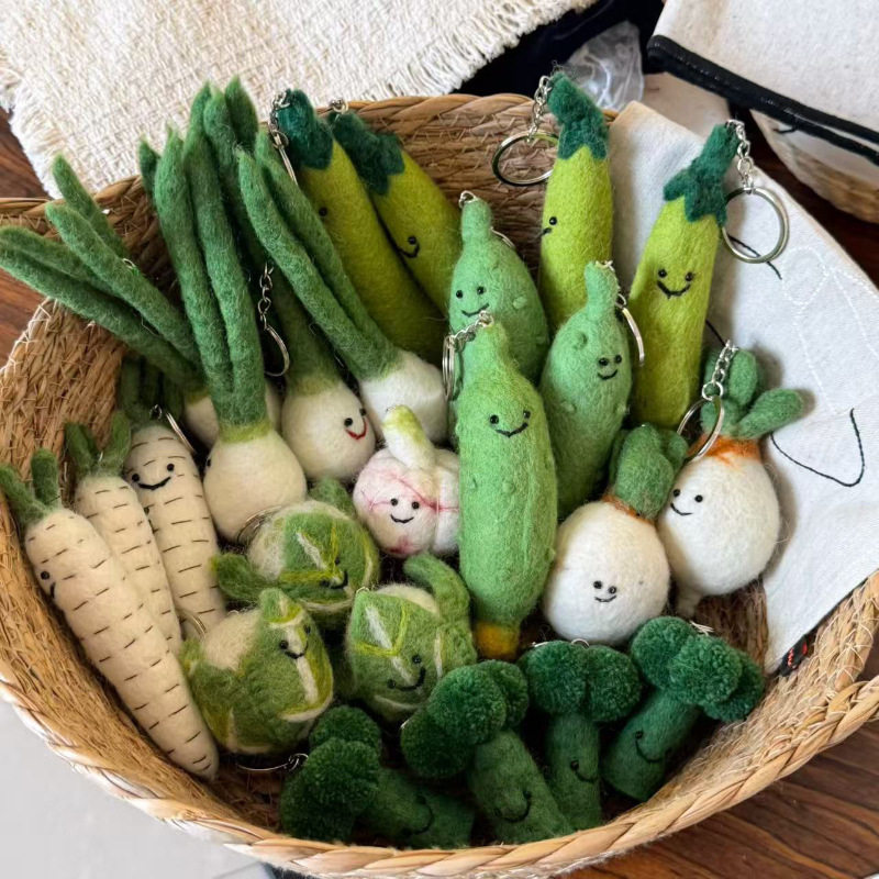 尼泊尔手工羊毛毡挂件蔬菜系列玩偶小布挂饰包包挂件配饰,饰品/流行首饰/时尚饰品新,发饰,淘宝优惠券,粉丝福利购,淘宝优惠卷