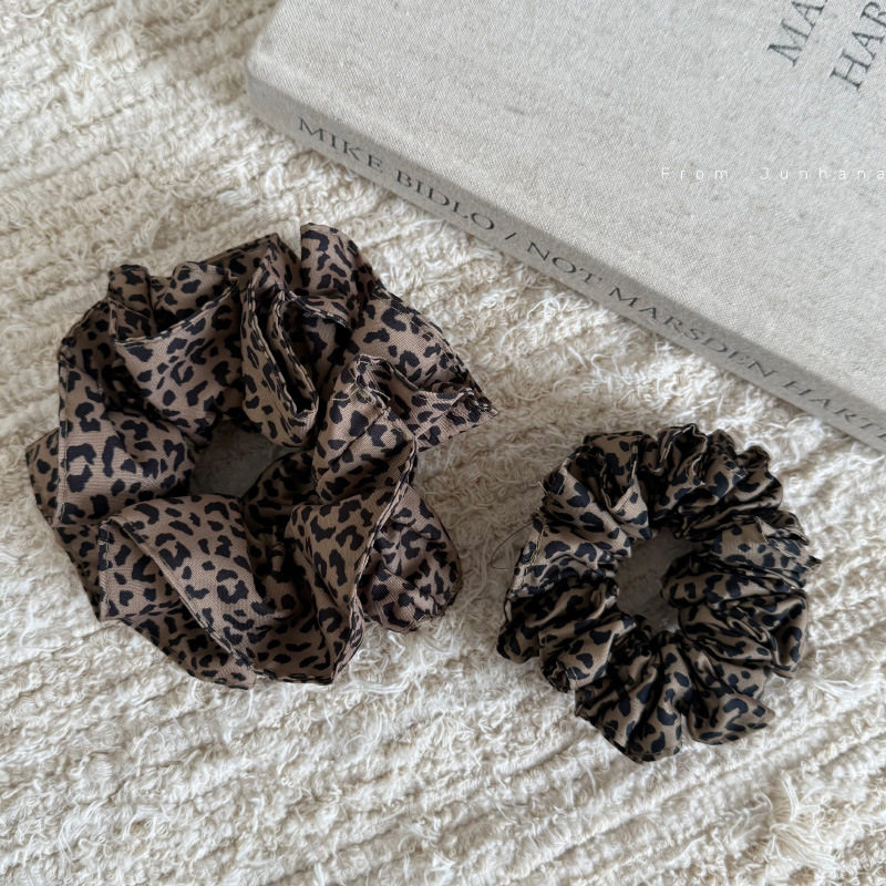 复古豹纹双层大肠发圈精致扎发盘发头绳女高级感发绳皮筋头饰发饰,饰品/流行首饰/时尚饰品新,发饰,淘宝优惠券,粉丝福利购,淘宝优惠卷