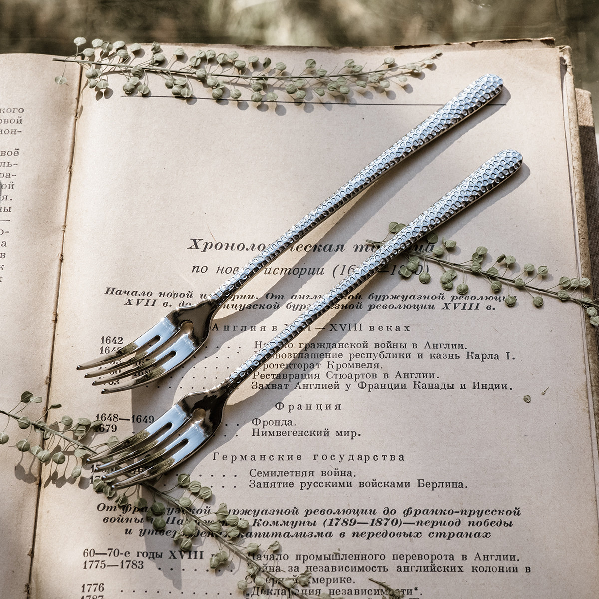 316L不锈钢日式锤目纹奈良鹿角水果叉/小甜品叉