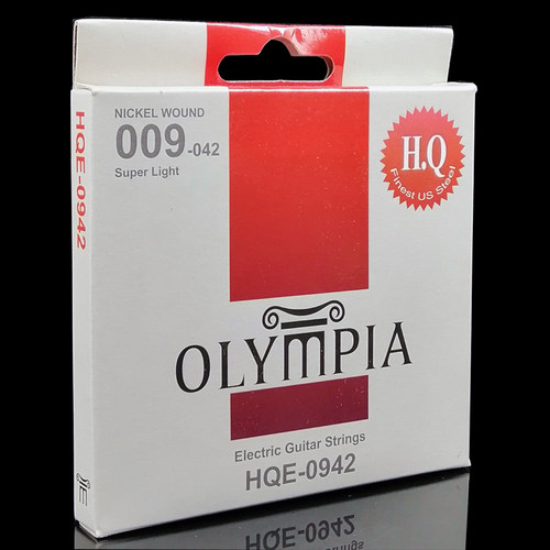 Olympia电吉他弦HQE-0942防锈009