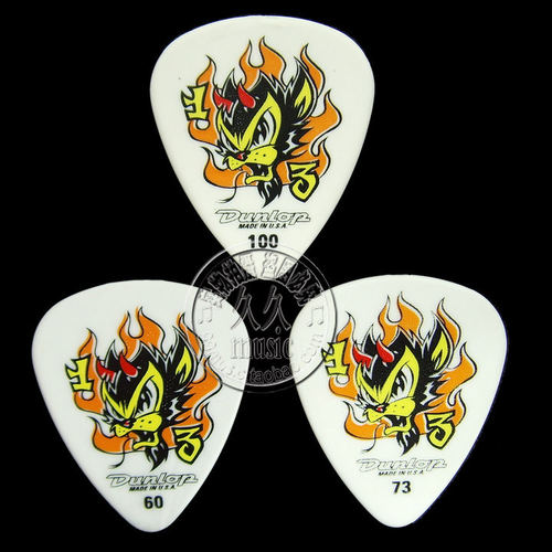 正品◆Dunlop邓禄普 Blackline系列 收藏纪念吉他拨片 Cat怒猫