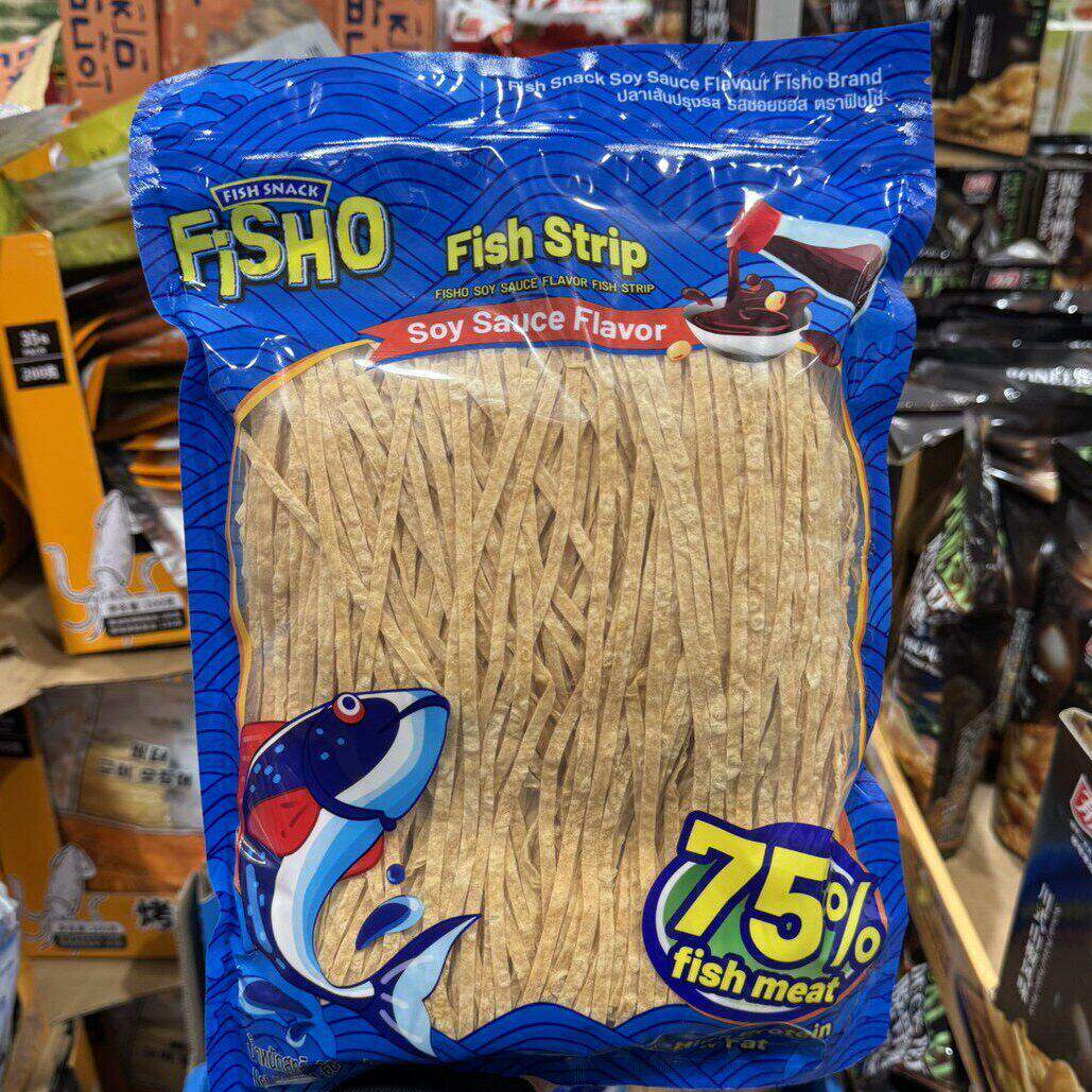 山姆泰国进口酱油风味鱼丝低脂