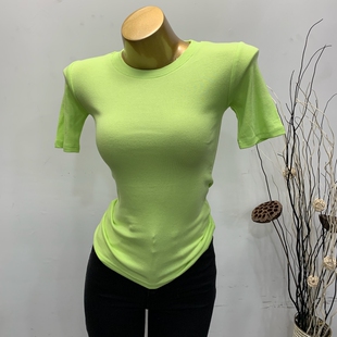 t恤打底衫 现货韩国官网同款 显白酸柠檬短袖 暗撩感 女 2020年夏季
