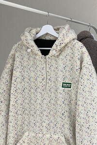 加绒内里满天星羊羔绒24冬装新款连帽卫衣款棉衣 MY03 P88 控128图片