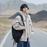 三防2025秋装新款大码宽松飞行夹克贴标外套JK117P88控138，男装夹克，电商A031