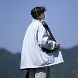 双面穿25冬装新款工装风羊羔毛宽松大码拼接棉衣MY06P108控148，男装棉衣，电商A031