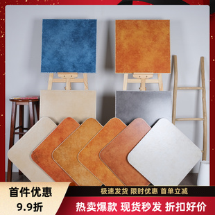 圆角仿古砖500x500美式田园地砖阳台卧室餐厅瓷砖室外天然防滑砖