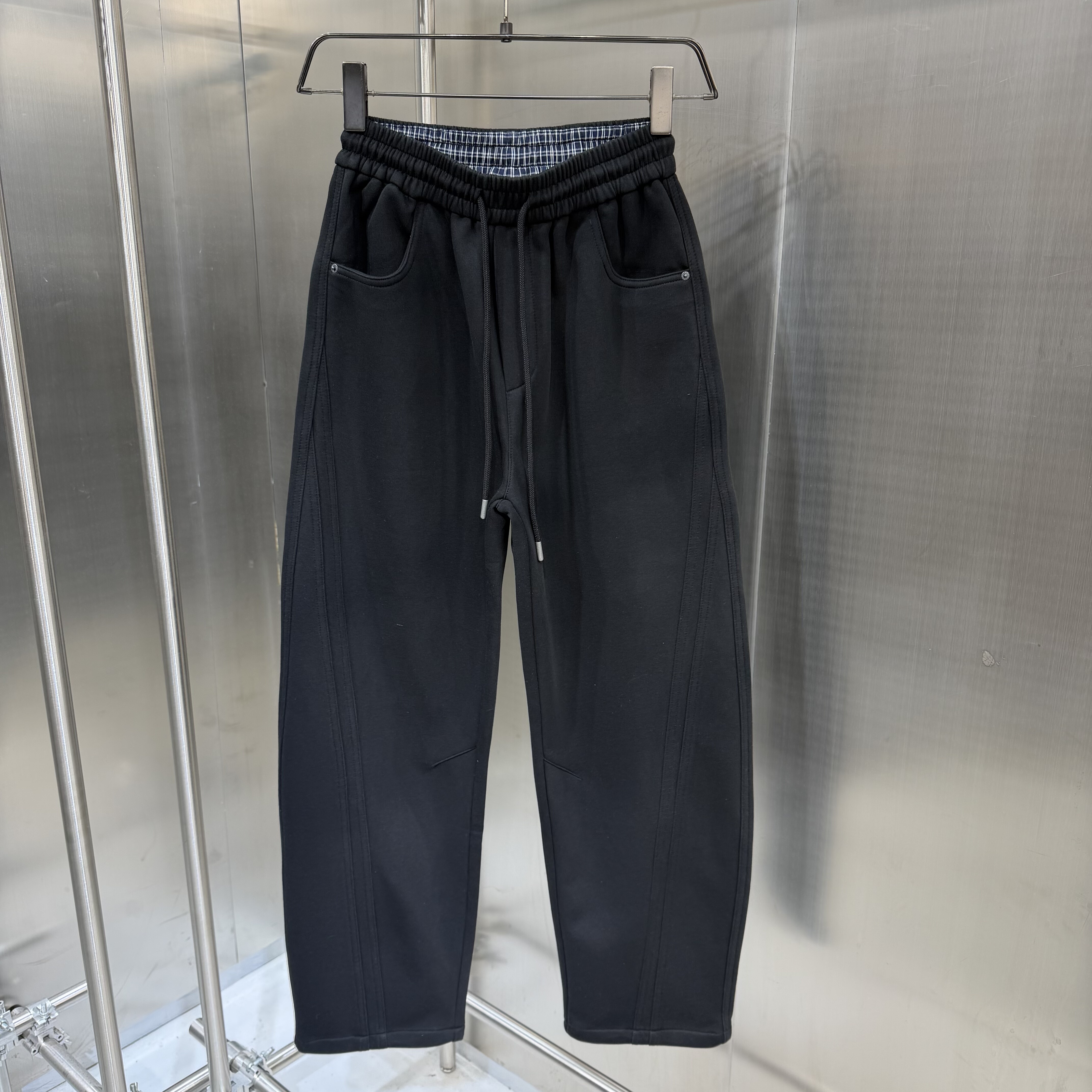 内里撞色设计高克重定制面料 弯刀直筒宽松版型 休闲弯刀卫裤男裤,男装,休闲裤,淘宝优惠券,粉丝福利购,淘宝优惠卷