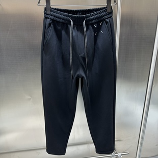 26新品 九分 定制莫代尔纤维面料 微轮廓小脚九分运动裤男 休闲裤